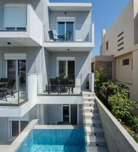 Appartement Santa Marina Luxury #1 With Pool Asgourou