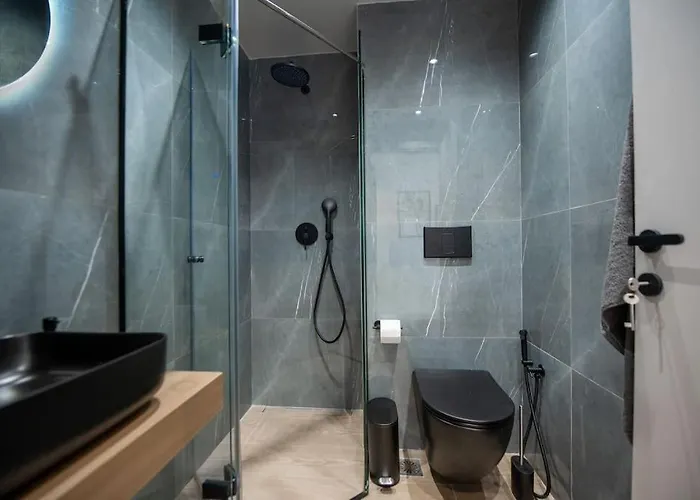 Apartmán Santa Marina Luxury #1 With Pool Asgourou